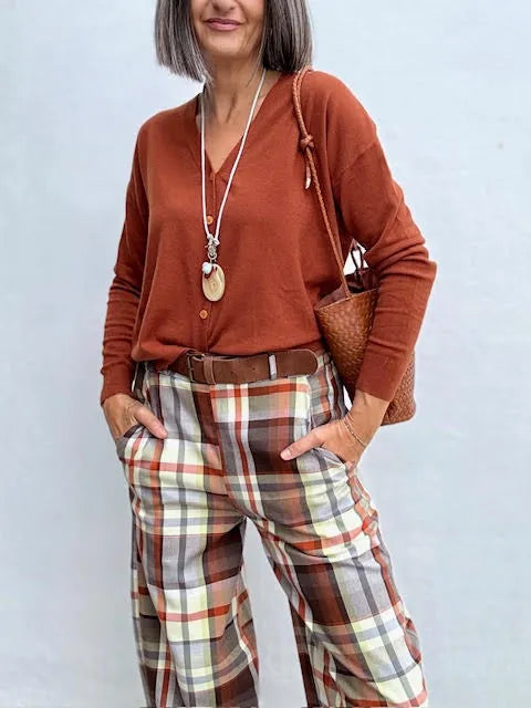 Pantalones Cuadro Madrás