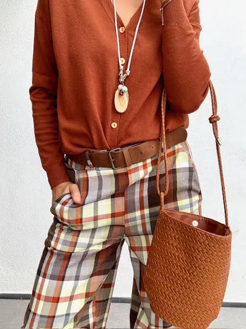 Pantalones Cuadro Madrás