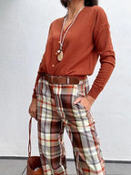 Pantalones Cuadro Madrás