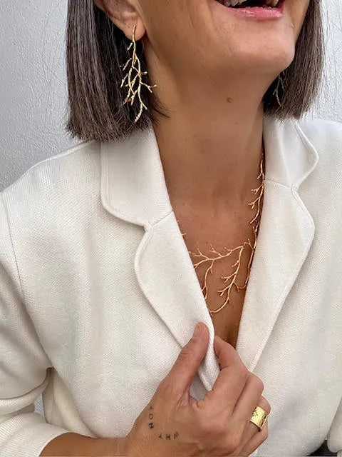 Pendientes Coral