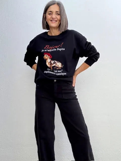 Sudadera Pepa Negra