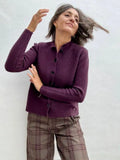 Chaqueta Rebeca Berenjena