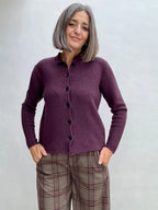 Chaqueta Rebeca Berenjena