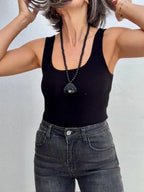 Top Canalé Invierno Negro