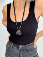 Top Canalé Invierno Negro