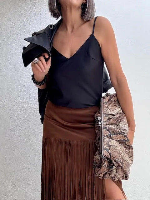 Falda Antelina Flecos