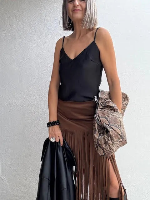 Falda Antelina Flecos