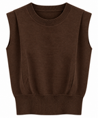 Jersey con Hombreras Marrón