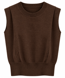 Jersey con Hombreras Marrón