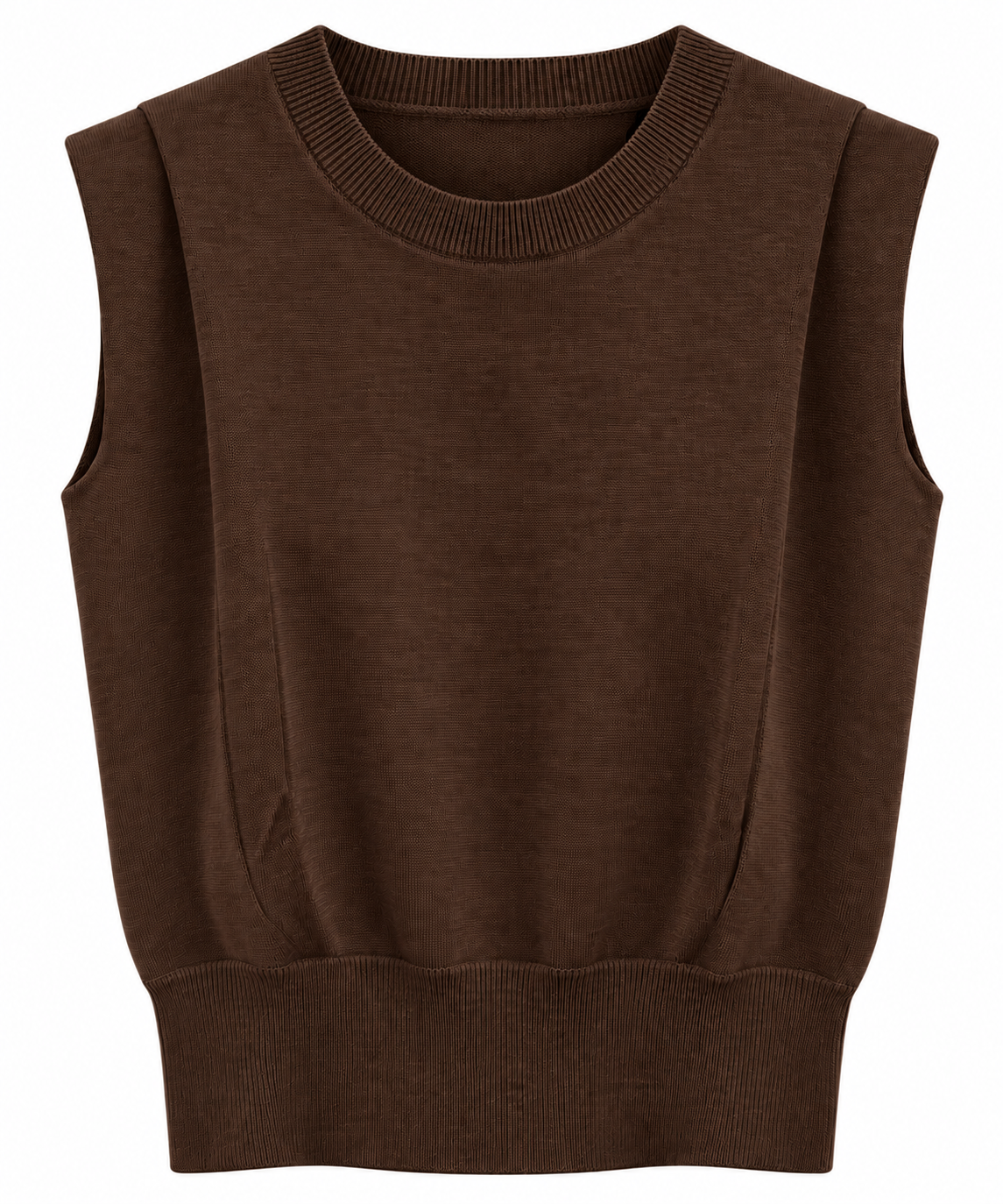 Jersey con Hombreras Marrón