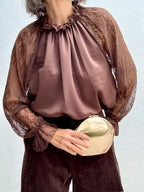 Blusa Olivia Marrón