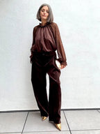 Blusa Olivia Marrón