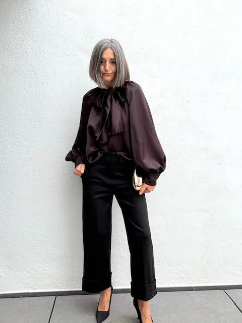Blusa Satinada Lazada