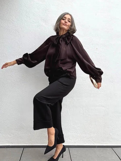 Blusa Satinada Lazada