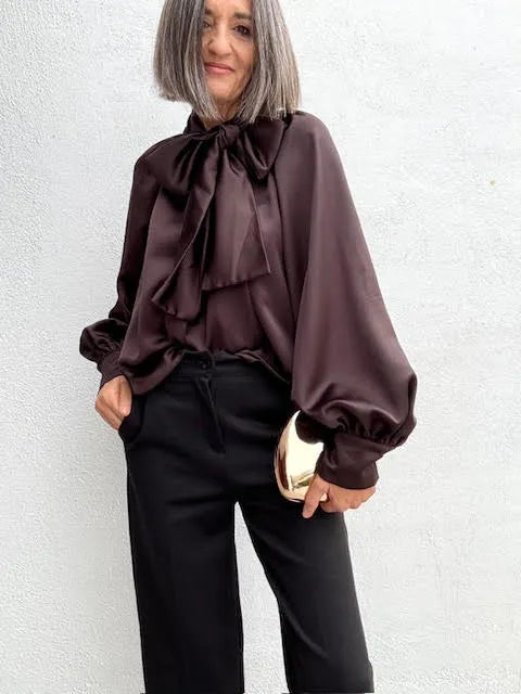Blusa Satinada Lazada