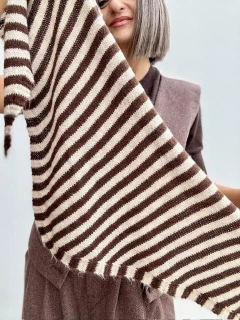 Pañuelo Punto Rayas B/M