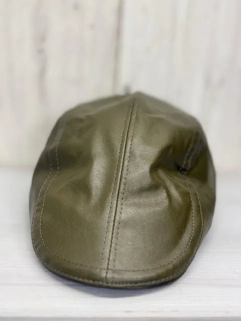 Gorra Cuadros Efecto Piel