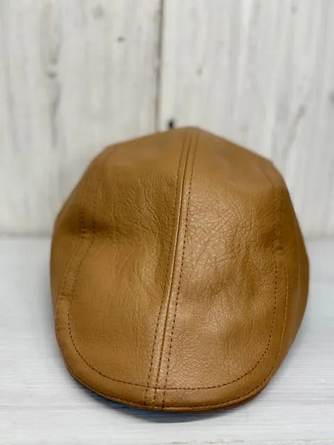 Gorra Cuadros Efecto Piel
