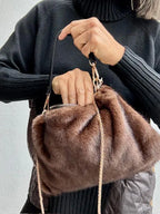Bolso Pelo Marrón