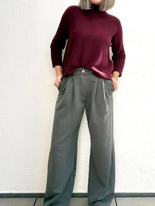 Pantalones Office Gris