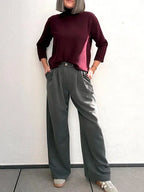 Pantalones Office Gris