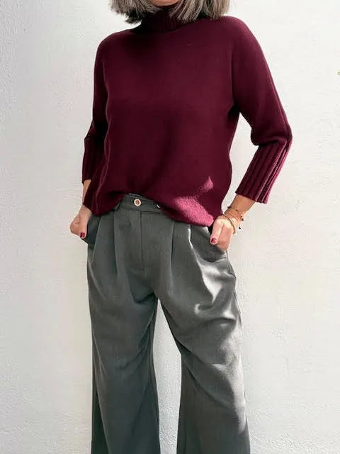 Pantalones Office Gris