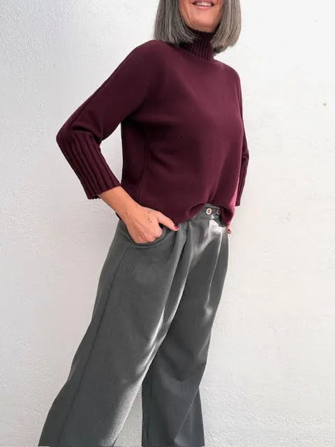 Pantalones Office Gris