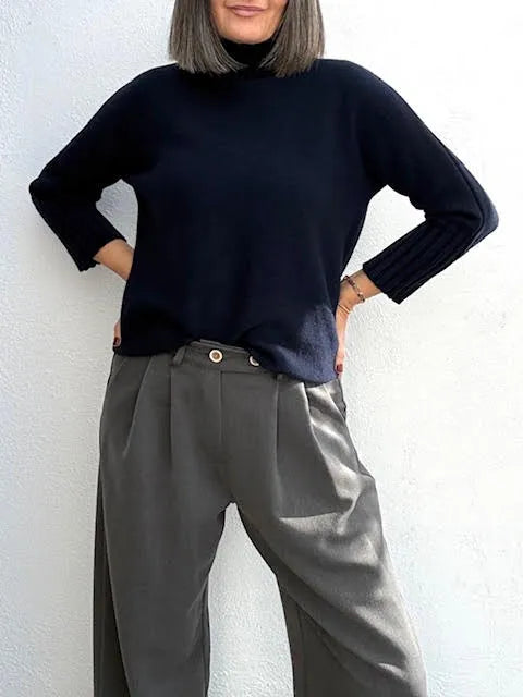 Pantalones Office Gris