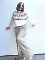 Pantalones Office Beige