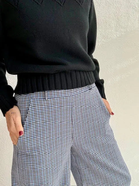 Pantalones Cuadro Marinos