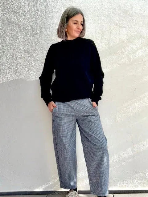 Pantalones Cuadro Marinos