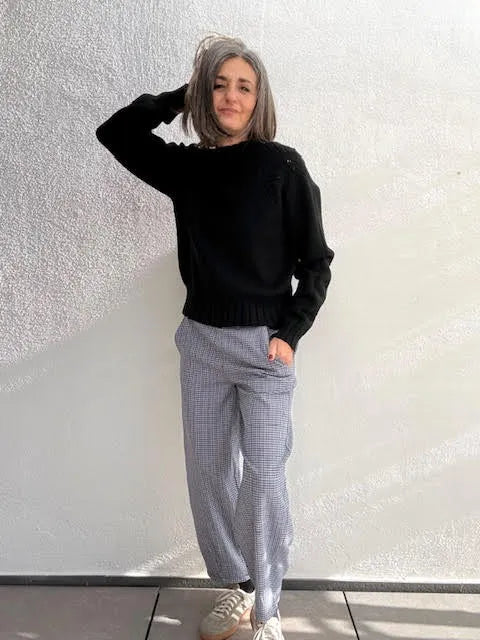 Pantalones Cuadro Marinos