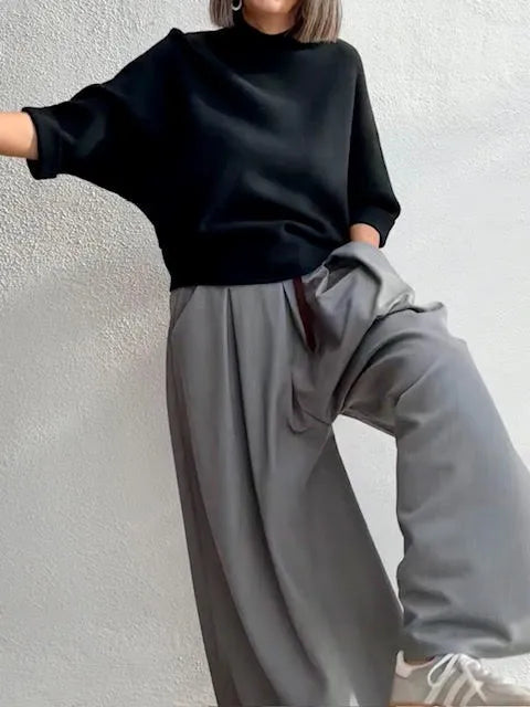 Pantalones Palazzo Gris
