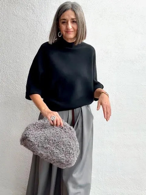 Pantalones Palazzo Gris