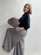 Pantalones Palazzo Gris