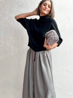 Pantalones Palazzo Gris