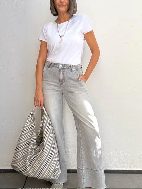 Pantalones Valentina Gris