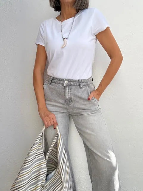 Pantalones Valentina Gris