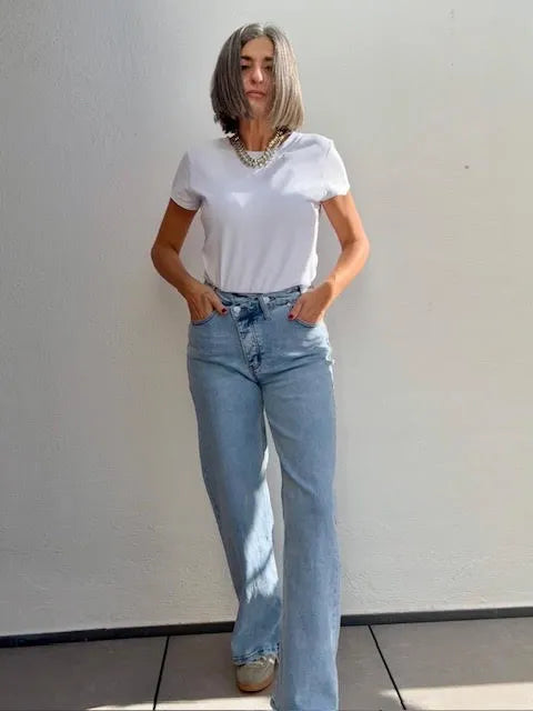 Pantalones Cintura Cruzada