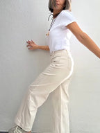 Pantalones Confort Beige