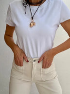 Pantalones Confort Beige