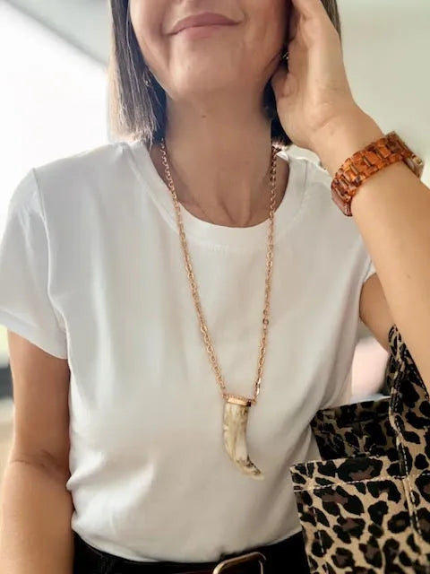 Collar Cuerno Dorado