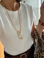 Collar Cuerno Dorado