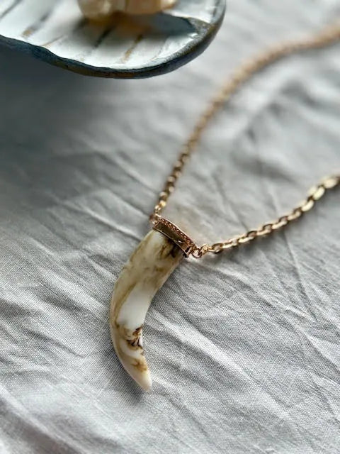 Collar Cuerno Dorado