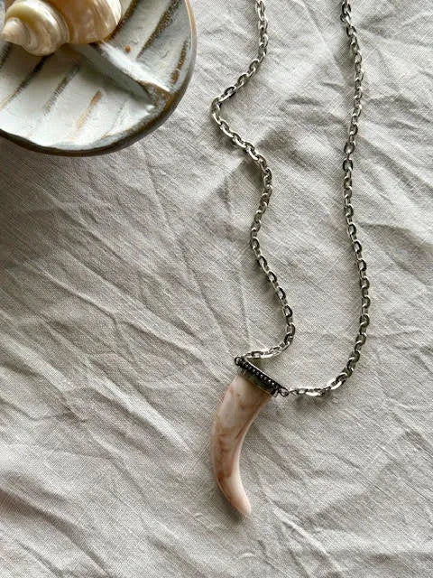 Collar Cuerno Plata