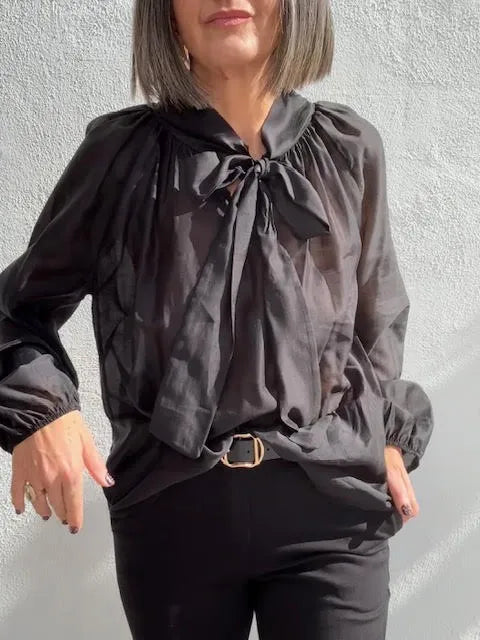 Blusa Otilia Lazada Negra
