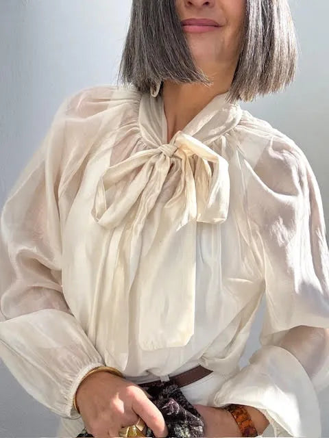 Blusa Otilia Lazada Beige