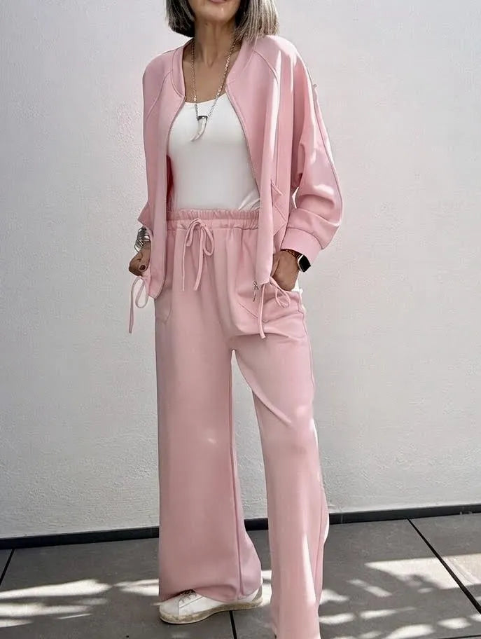 Pantalones Athleisure Rosa
