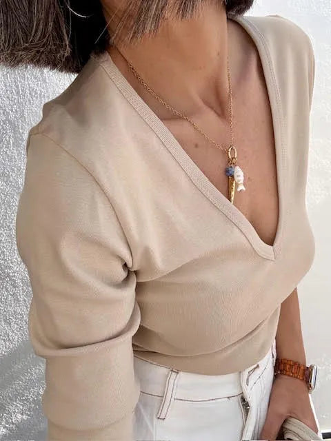 Camiseta Julia Beige