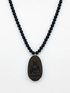 Collar Bola Madera & Buda